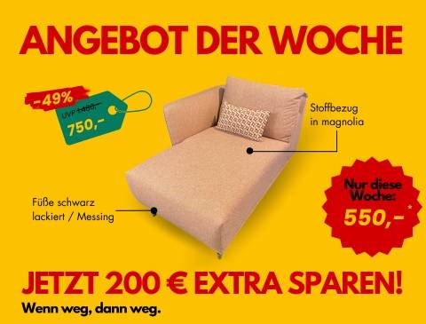 Angebot der Woche - Rosa Recamiere