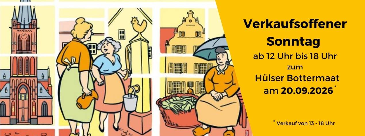 Verkaufsoffener Sonntag 20.09.2026 von 12 bis 18 Uhr