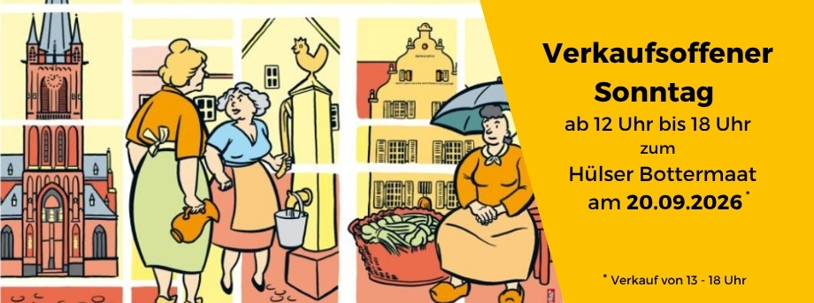 Verkaufsoffener Sonntag 20.09.2026 von 12 bis 18 Uhr